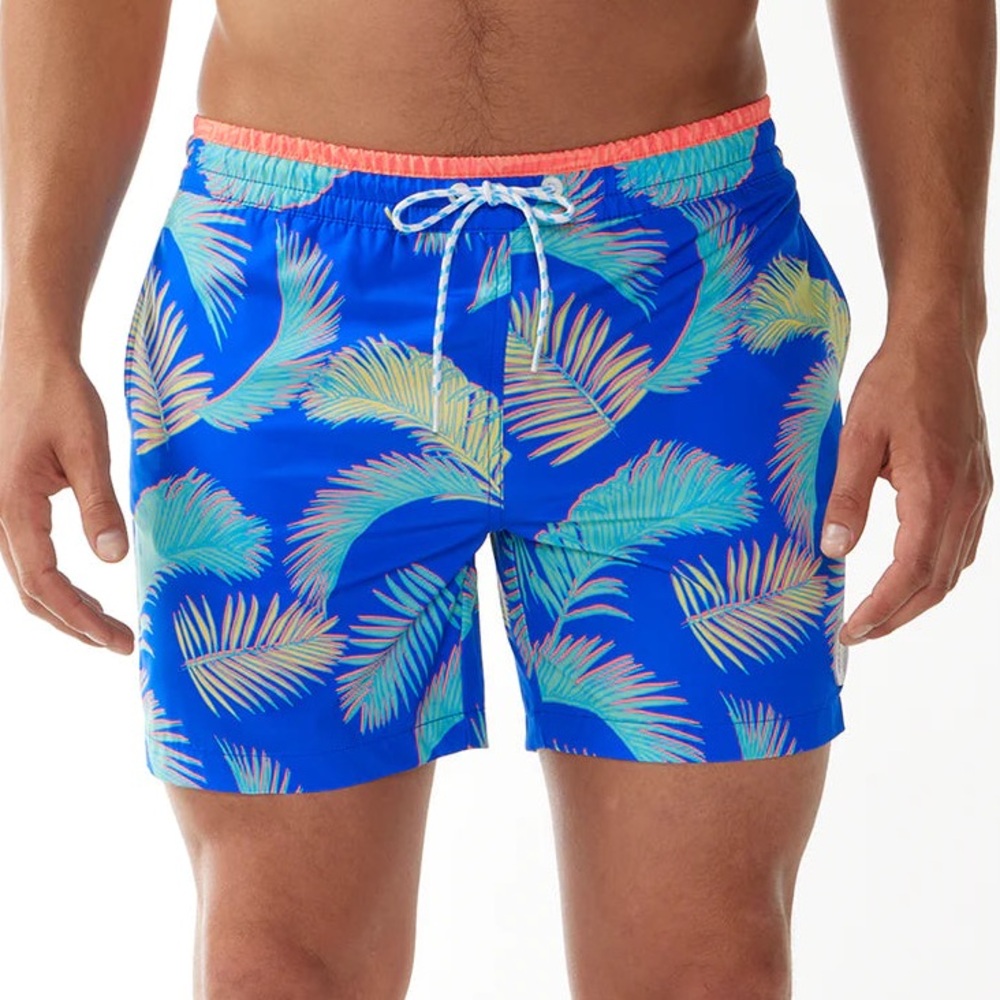 Chubbies Blue Tropical Swim Trunks